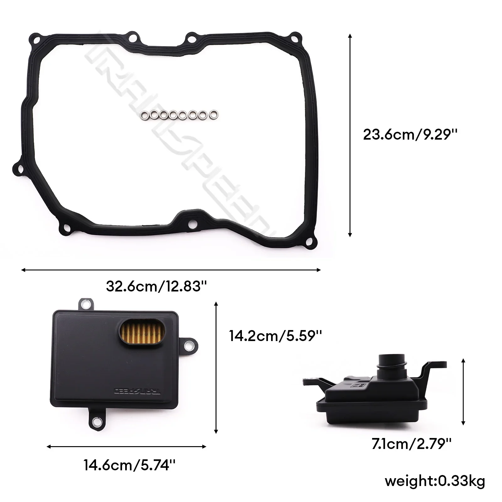 TRANSPEED 09G325429E 09G Auto Transmission Oil Filter  Oil Pan Gasket for For VW Golf 7 SportWagen MK7 AQ160