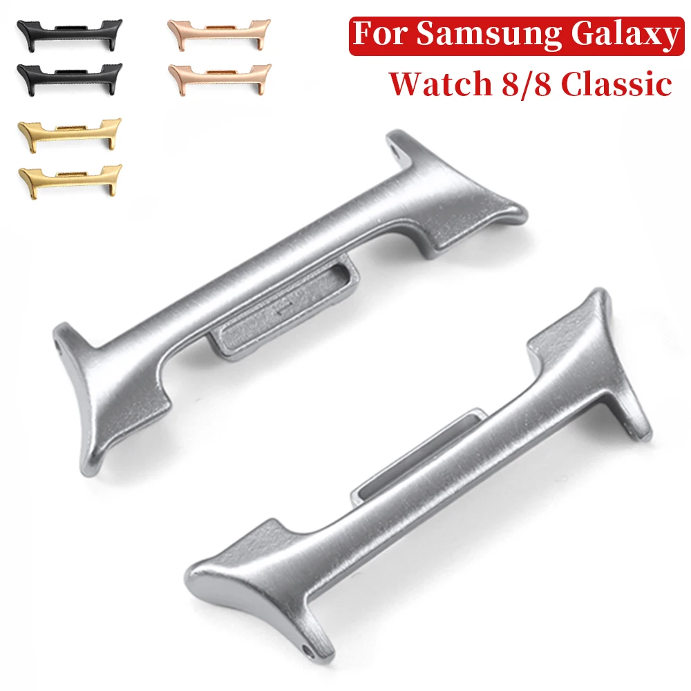 20mm 22mm Watch Adapter for Samsung Galaxy Watch 8 Classic Stainless Steel Connector for Galaxy Watch 8 Watchband Adapter