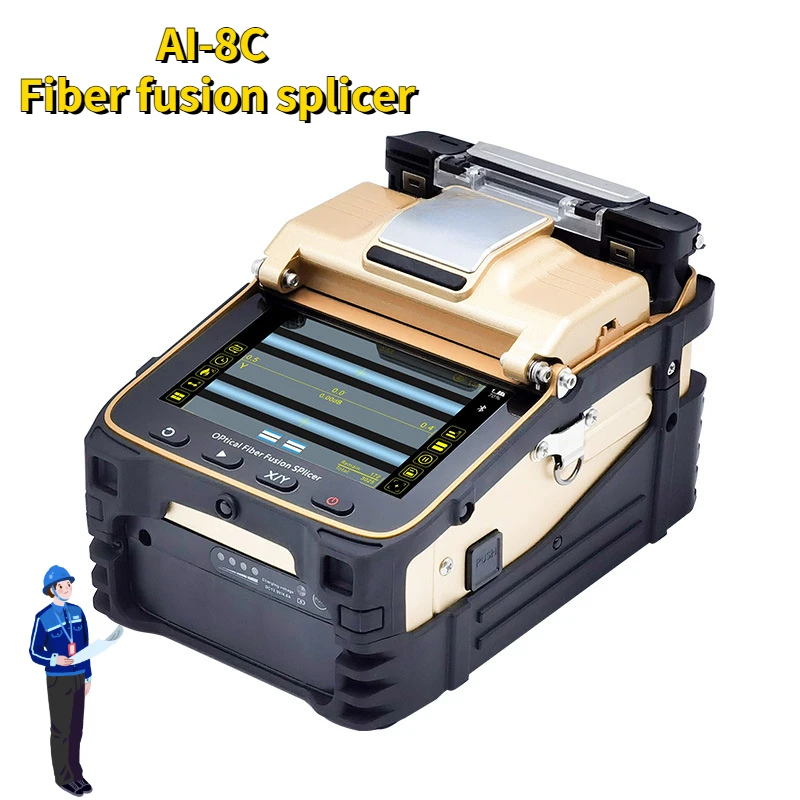 

AI-8C FTTH Fiber Welding and SplicingIntelligent Six Motors Signal Fire Automatic Optical Fiber Fusion Splicer Signal Fire