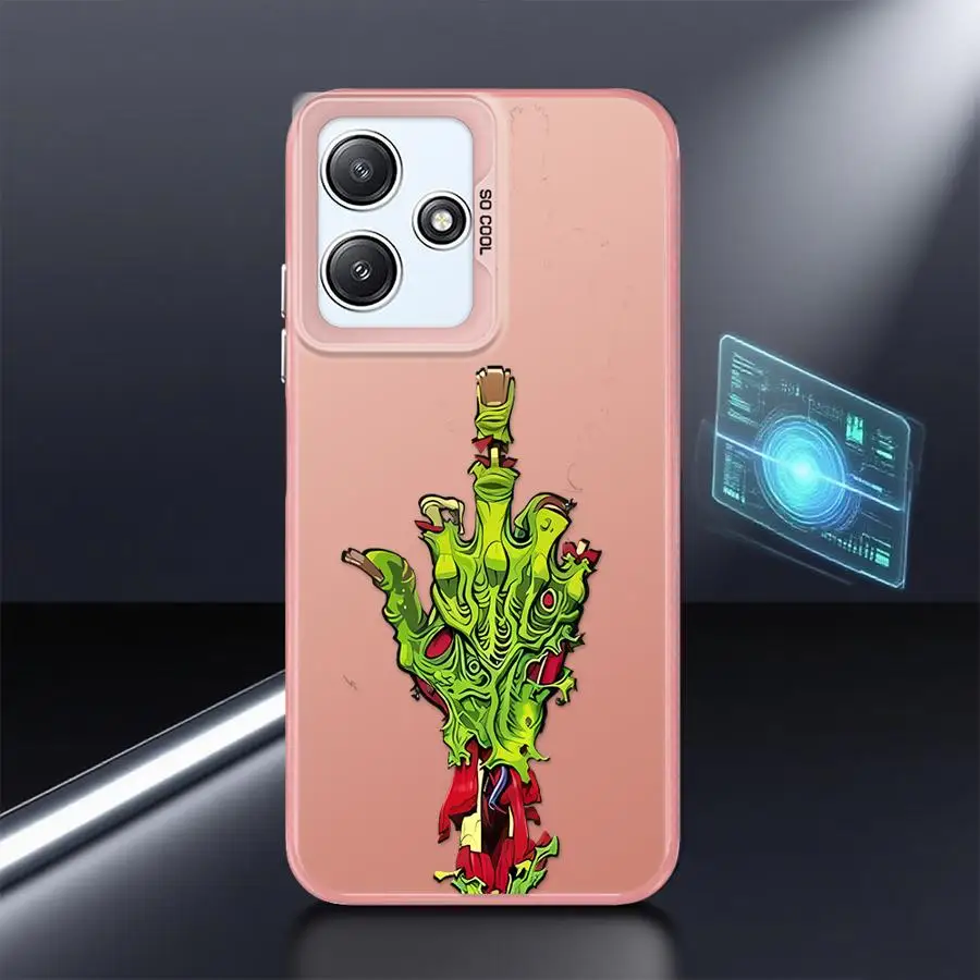 Super Cool Skull Phone Case for Xiaomi Redmi Note 12 13 14 Pro Plus 10 11 Pro 11s 10s Soft Cover #4