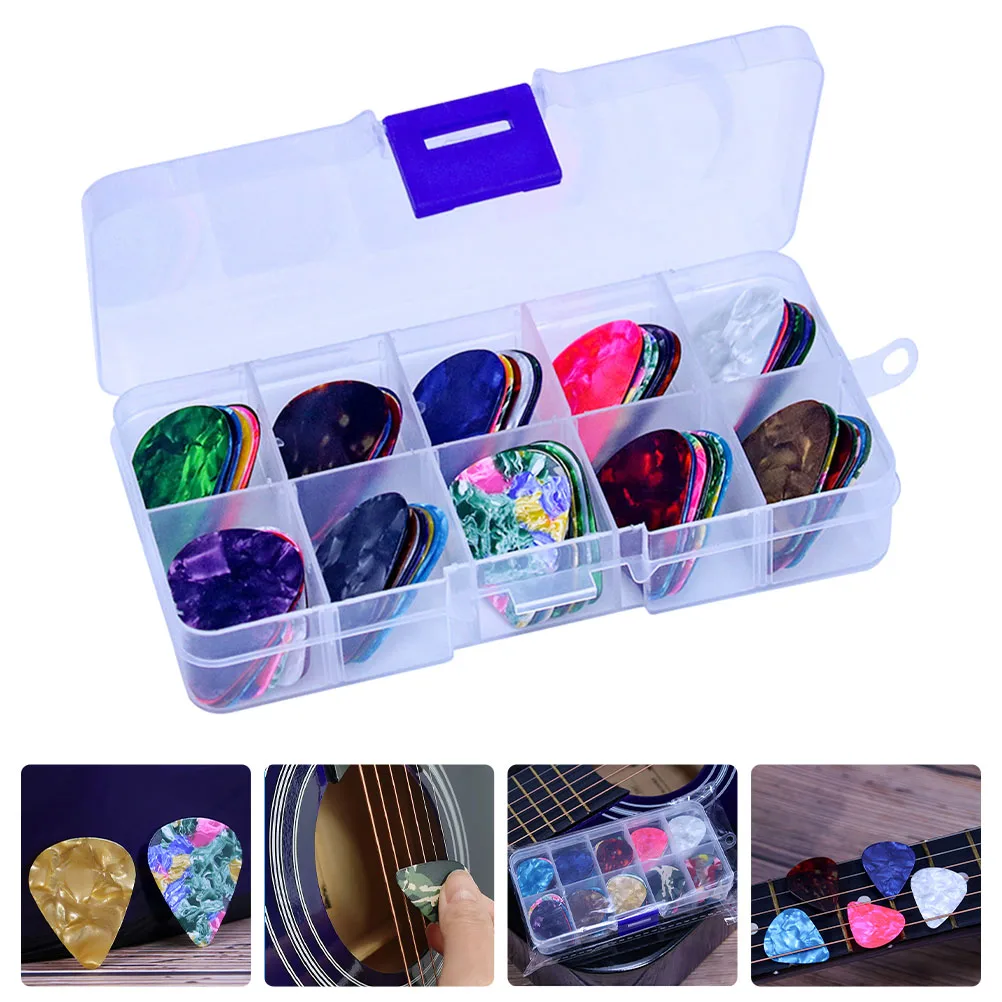 

Guitar Pick Set Picks Instrument Parts Ukulele Supplies Electric Accessories Wear Resistant Durable Lightweight