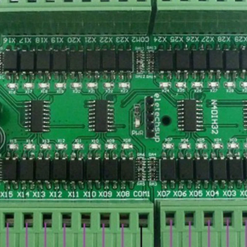 وحدة تحكم رقمية المدخلات Modbus RS485 Rtu ، 32Ch معزولة ، تيار مستمر 12 فولت 24 فولت ، تيار مستمر ، PLC التبديل ، لوحة اكتساب الكمية