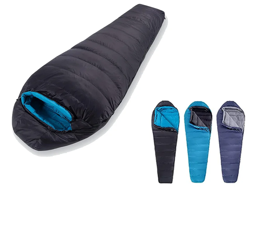 adult down sleeping bag, compressed bag for cold weather backpack sleeping bag