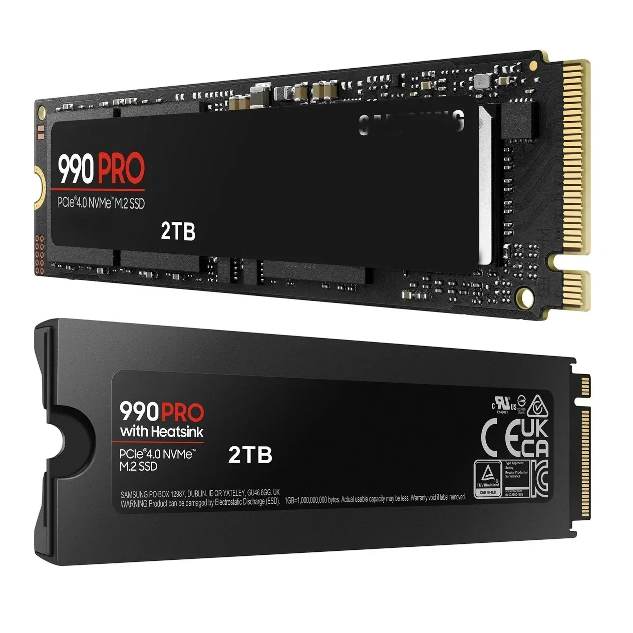 Sam-sung 990 Pro 2 TB M.2 Disk SSD NVMe M.2 PCIe 4 M.2 2280 Internal Solid State Hard Drive for Gaming Desktop Laptop PC