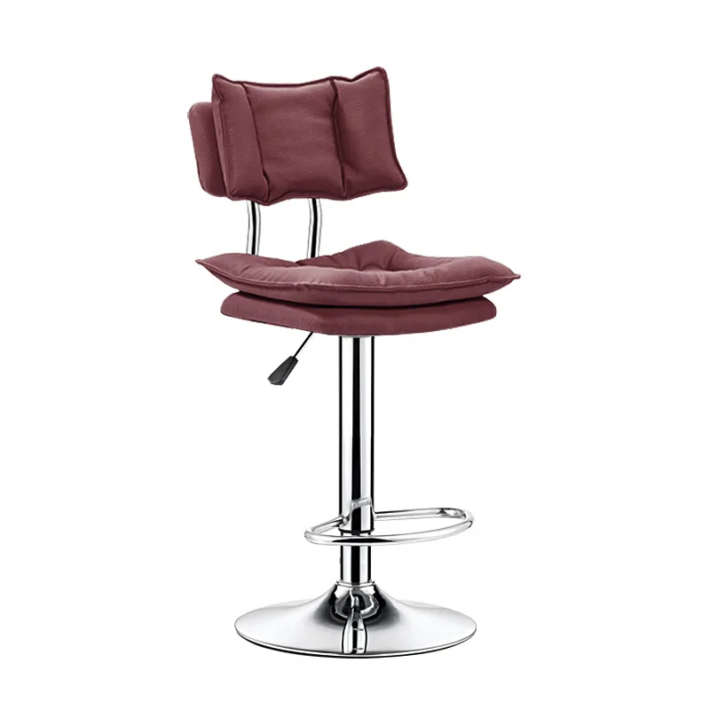 Banco de bar com estrutura de metal Banquetas de bar acessíveis e duráveis para o seu espaço