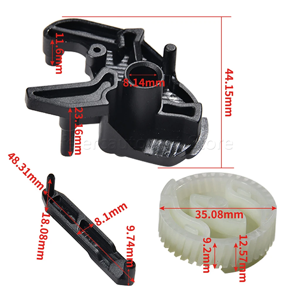 New Central Door Lock Latch Catch Locking Actuator Motor Gear Kit 51217202143 For BMW 3 Series E60 E61 E90 E91 Car Accessories