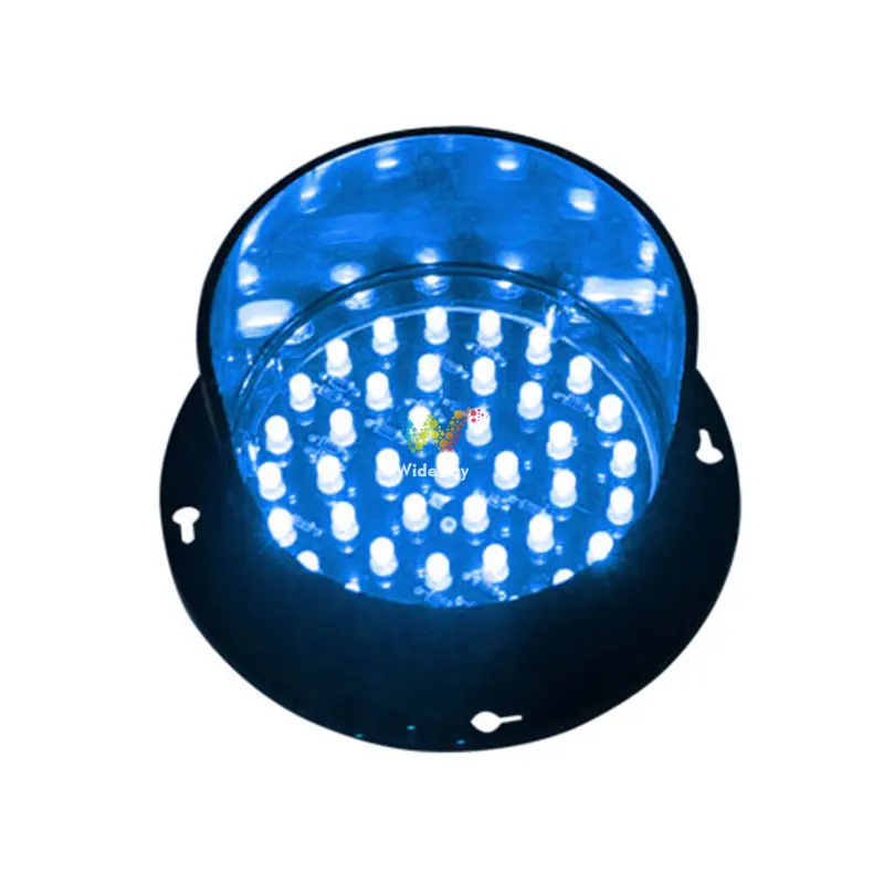 3 Pack New Customized 100mm blue led Traffic Signal Light Lamp Cluster