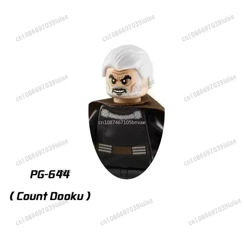 Star Wars Darth Vader Count Dooku Obi-Wan Han Solo Robot Figure Toy Bricks Assembling Doll Building Blocks Birthday PresentPG631