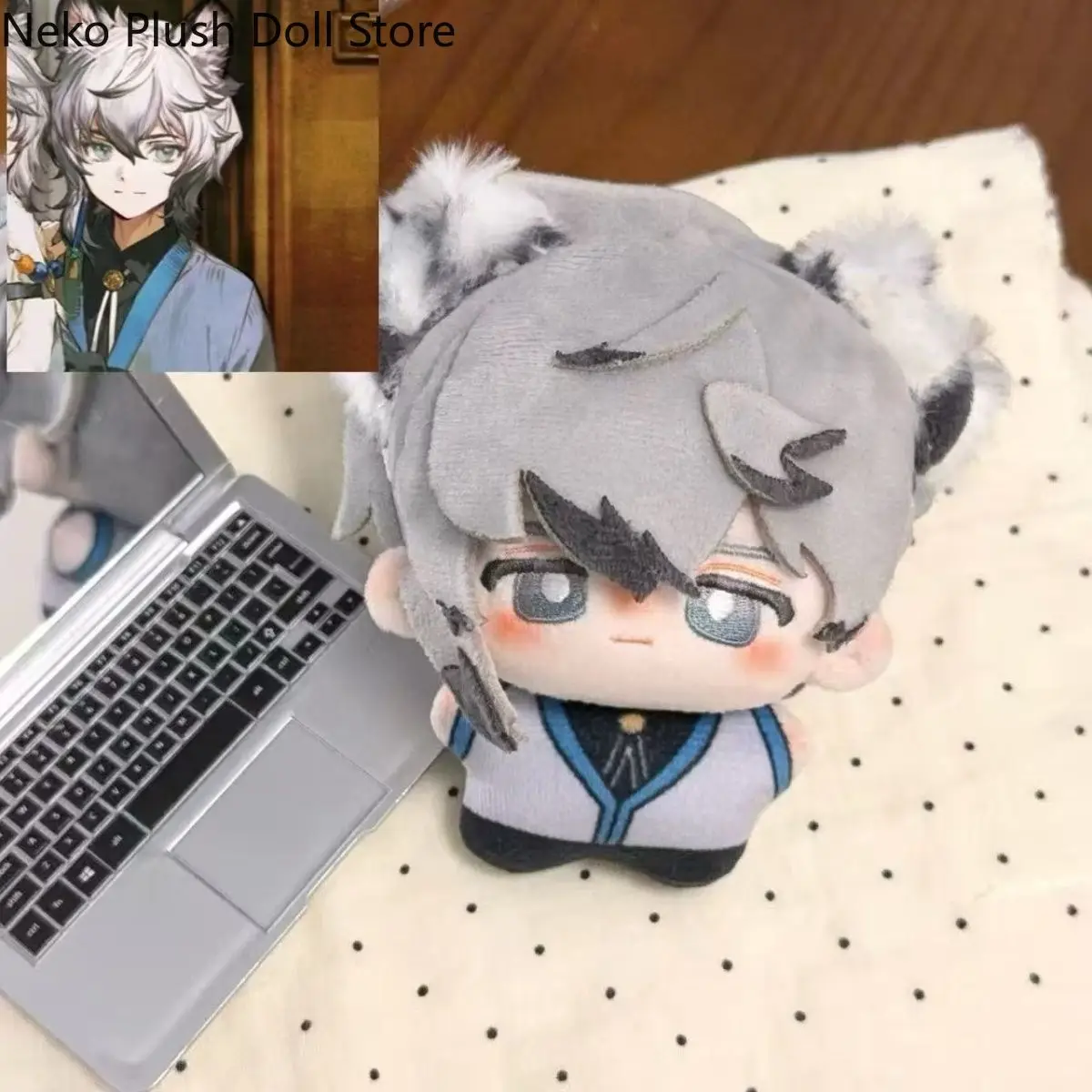 

Arknights SilverAsh Anime Plush Doll Body Dress Up Clothes Plushies Stuffed Toys Figures 10cm Mascot Student Gift