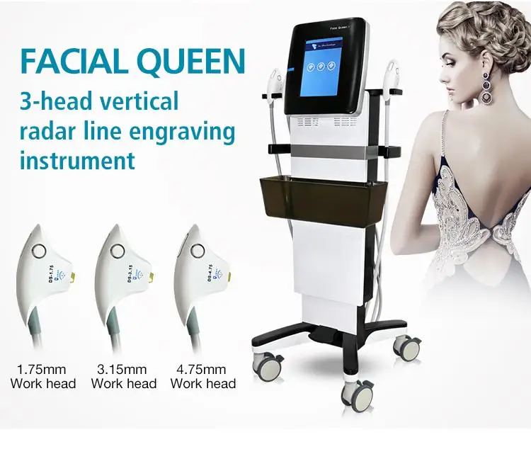 

The Newest Pain Free High Focus Ultrasonic Lift and Wrinkle Removal Skin Rejuvenation Face Queen Machine