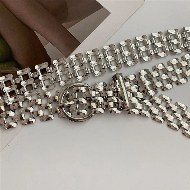 Luxury Fashion Punk Waist Chain For Women Girls Versatile Hip-hop Belt Elegant Decoration Belt Clothing Accessories Gifts