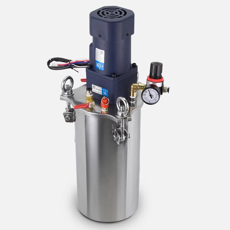 

High Quality Electrical Mixing Blade Stainless Steel Air Pressure Glue Dispensing Pressure Tank Container 5-15L