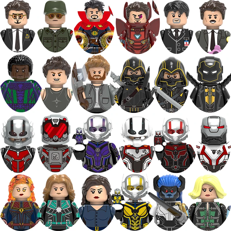 

Marvel Legend Ant Man Captain Marvel Bricks Gift For Minifigures Doctor Strange Building Blocks Mini Action Figures For Children