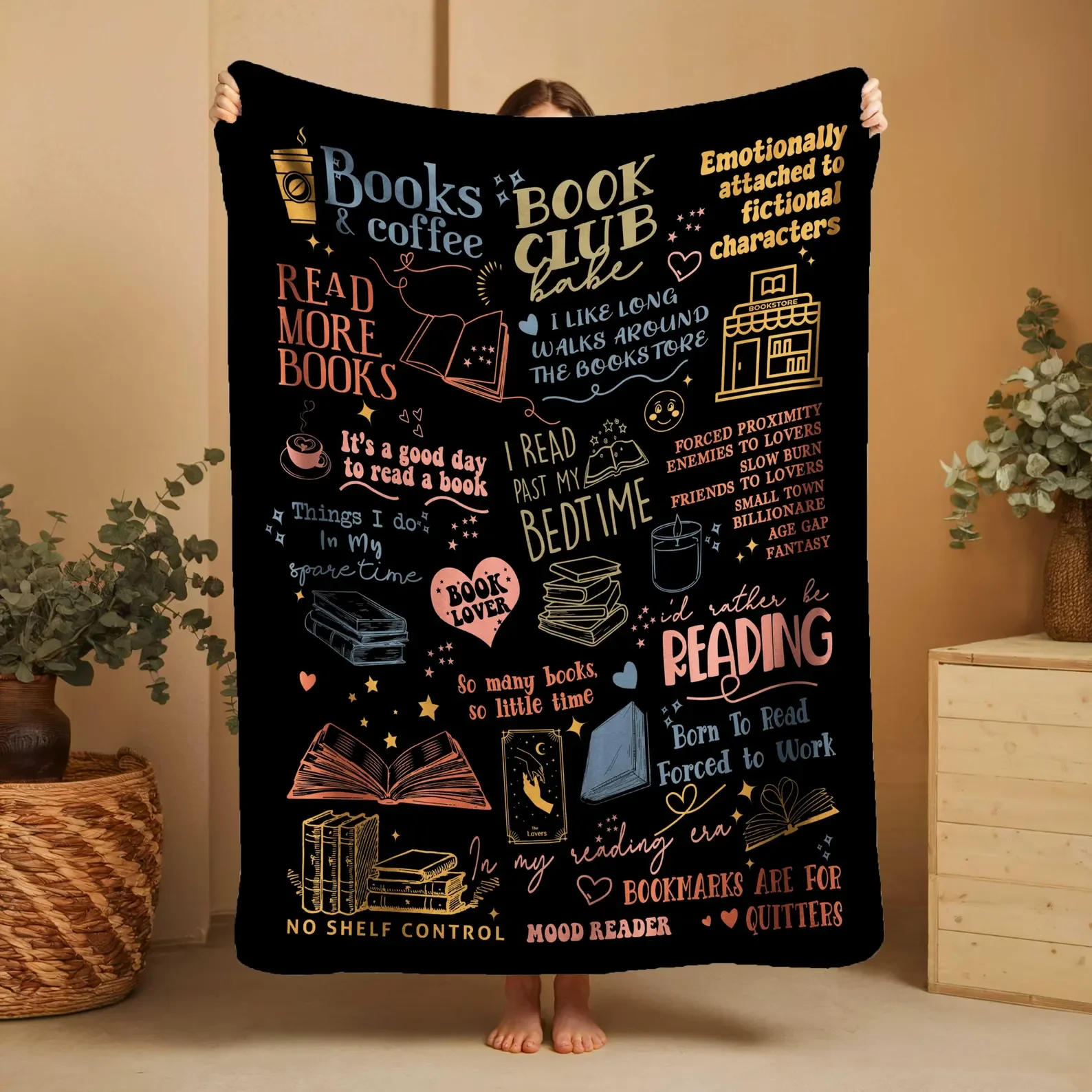 Spring Bird Throw Blanket Bird Watchers Gift Lovers Blue Yellow Bird Fleece Lap Blanket Mother's Day Gift for Christmas Present