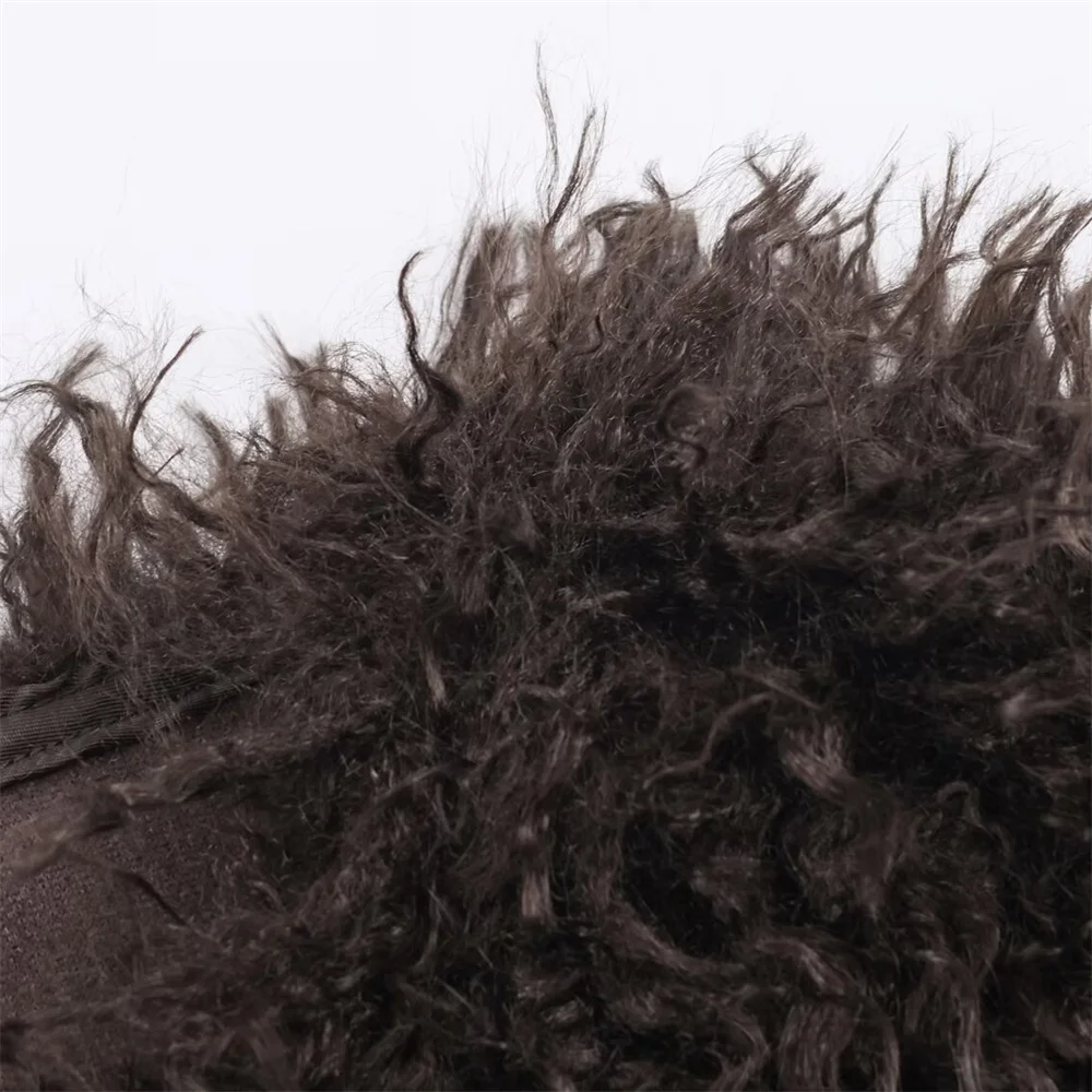 Veste de pilote décontractée à manches longues et col rond pour femme, nouvelle mode d'hiver, effet fourrure artificielle