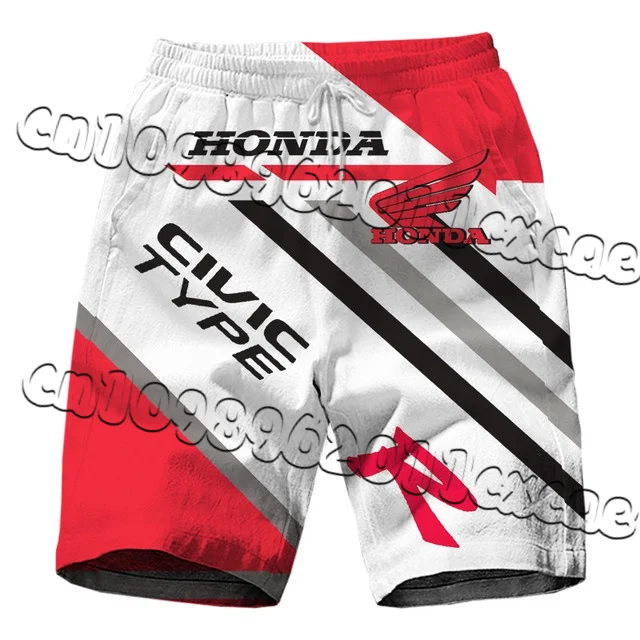 

Мужские и женские шорты Honda для любителей мотоциклов, шорты с пятью точками HRC, летние новые повседневные спортивные штаны для велоспорта, спортивные штаны
