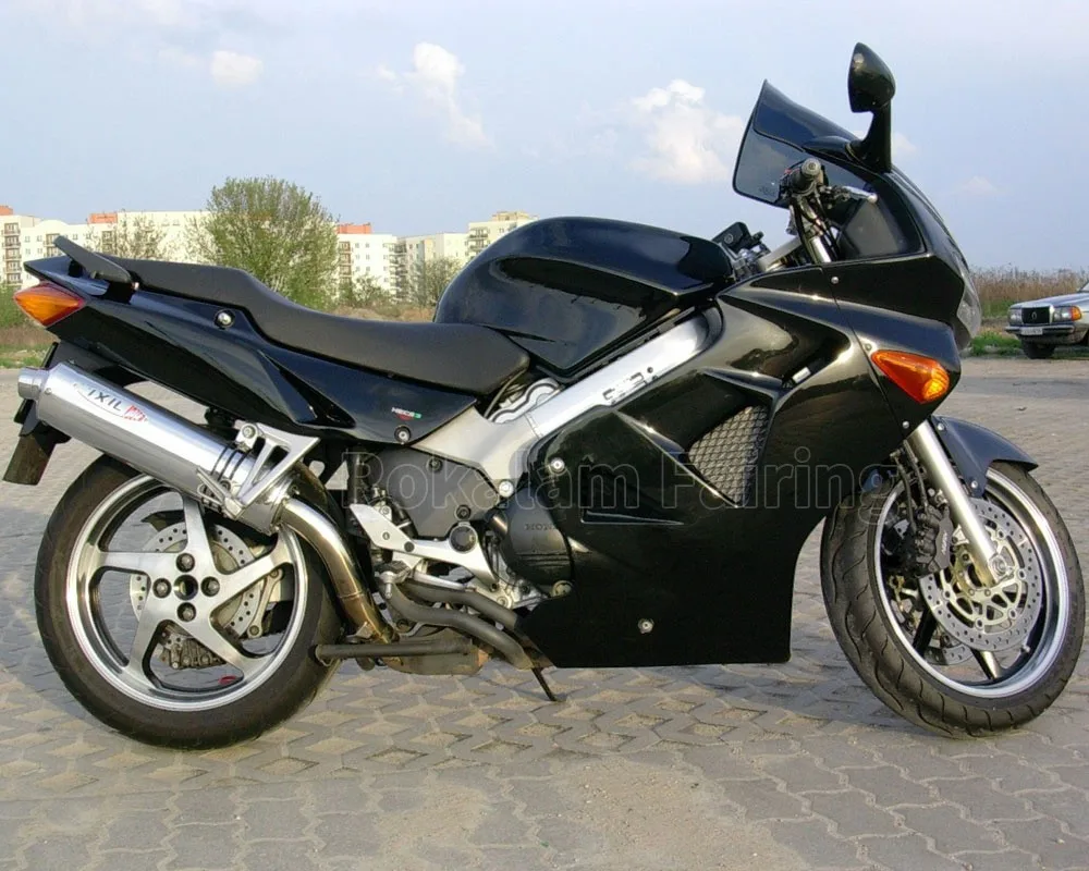 Cheap VFR 800 Fairings For Honda VFR 800 98-01 VFR800 1998 1999 2000 2001 VFR-800 Black Motorcycle Fairing Set