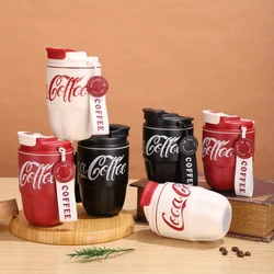 Stainless Steel Water Bottle Reusable Portable Travel Mug Fashion Tea Coffee Cup Insulated Tumbler Office Drinking Home Milk Cup