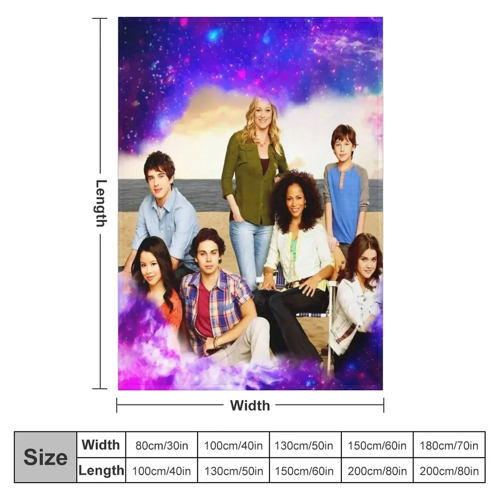 The Fosters Throw Blanket Camping Travel Plaid Decorative Throw Multi-Purpose Comforter Blankets