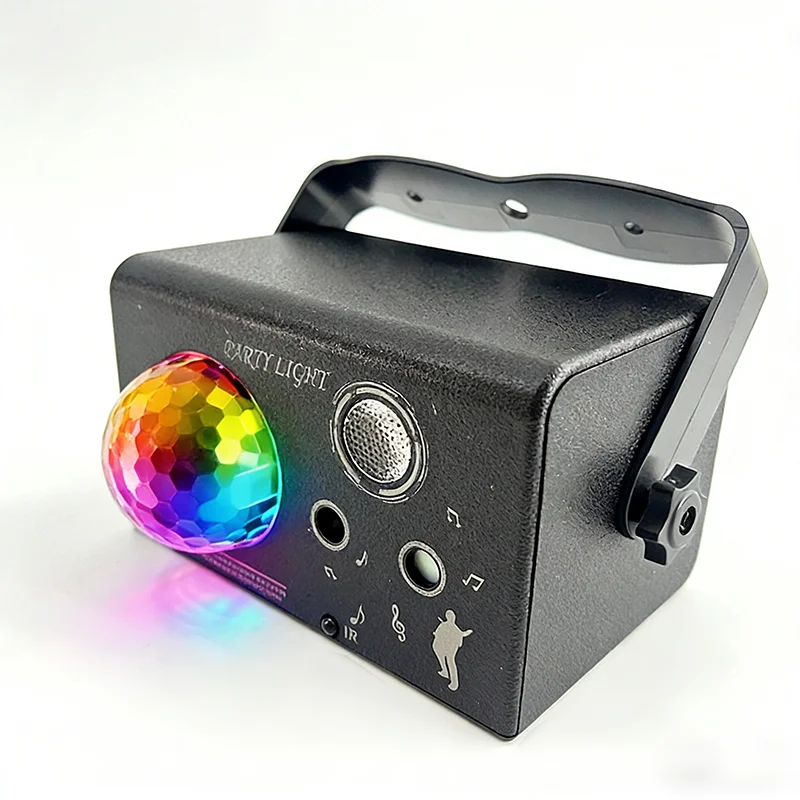 

2026 Party Disco Light, Rgb 3 Lens Sound Activated Dj Strobe Stage Lights for Parties Birthday Christmas Gift Wedding Karaoke