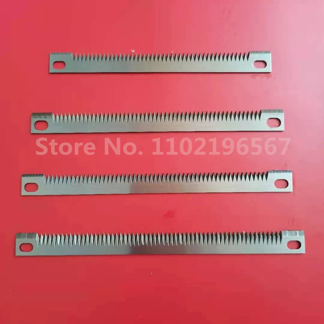 5 Pcs/Lot Vertical Packaging Cutting Blade Cutter Blade Serrated Tools Knives Packing Machine Knife