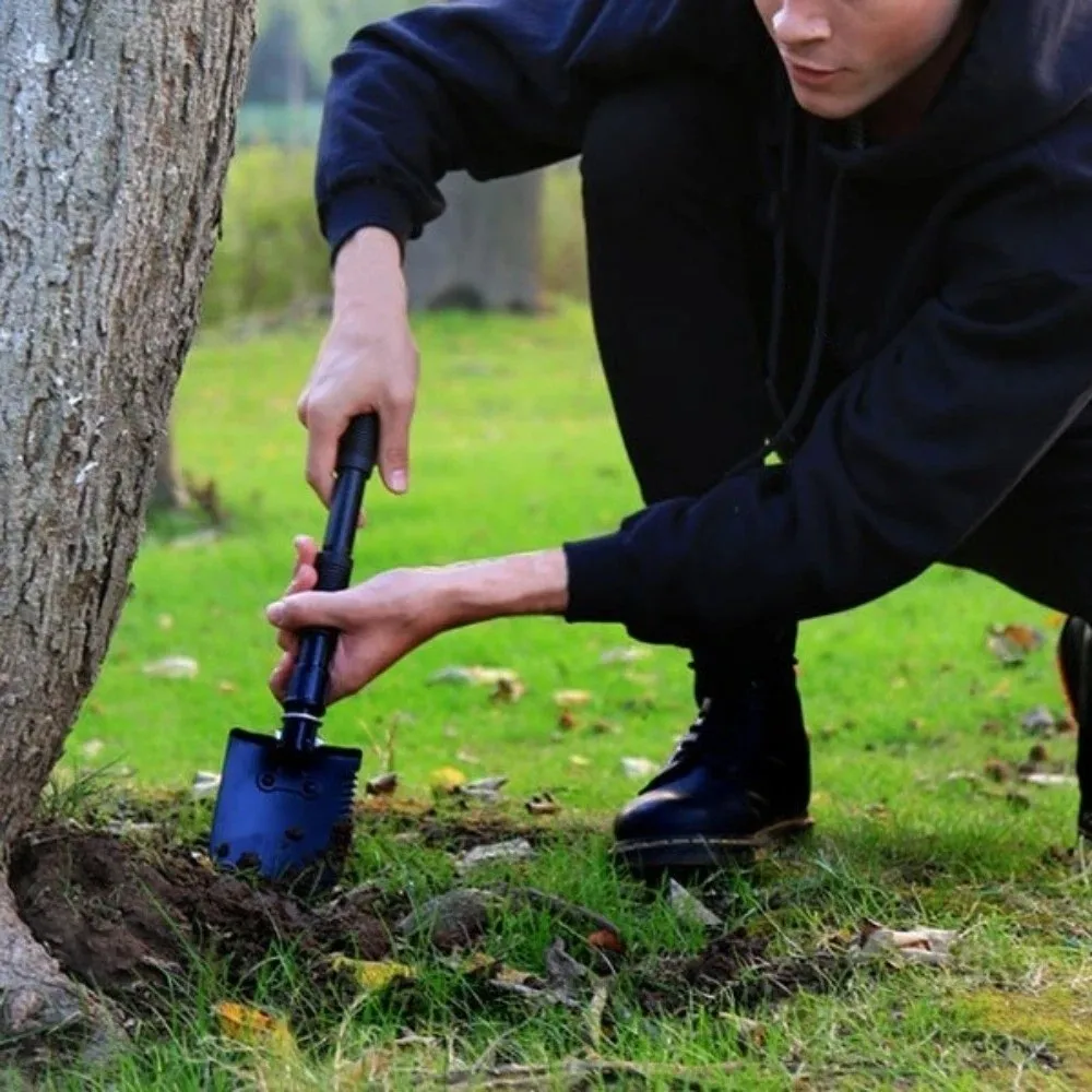 

Многофункциональная складная лопата с утолщенным корпусом и сумкой для хранения, лопата для установки на грузовик, из высокоуглеродистой стали, для использования на открытом воздухе и в кемпинге