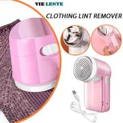 Fabric Lint Remover Electric Clothes Shaver Easily Remove Hairball USB Charge Apply To Clothing and Furniture Fluff Trimmer