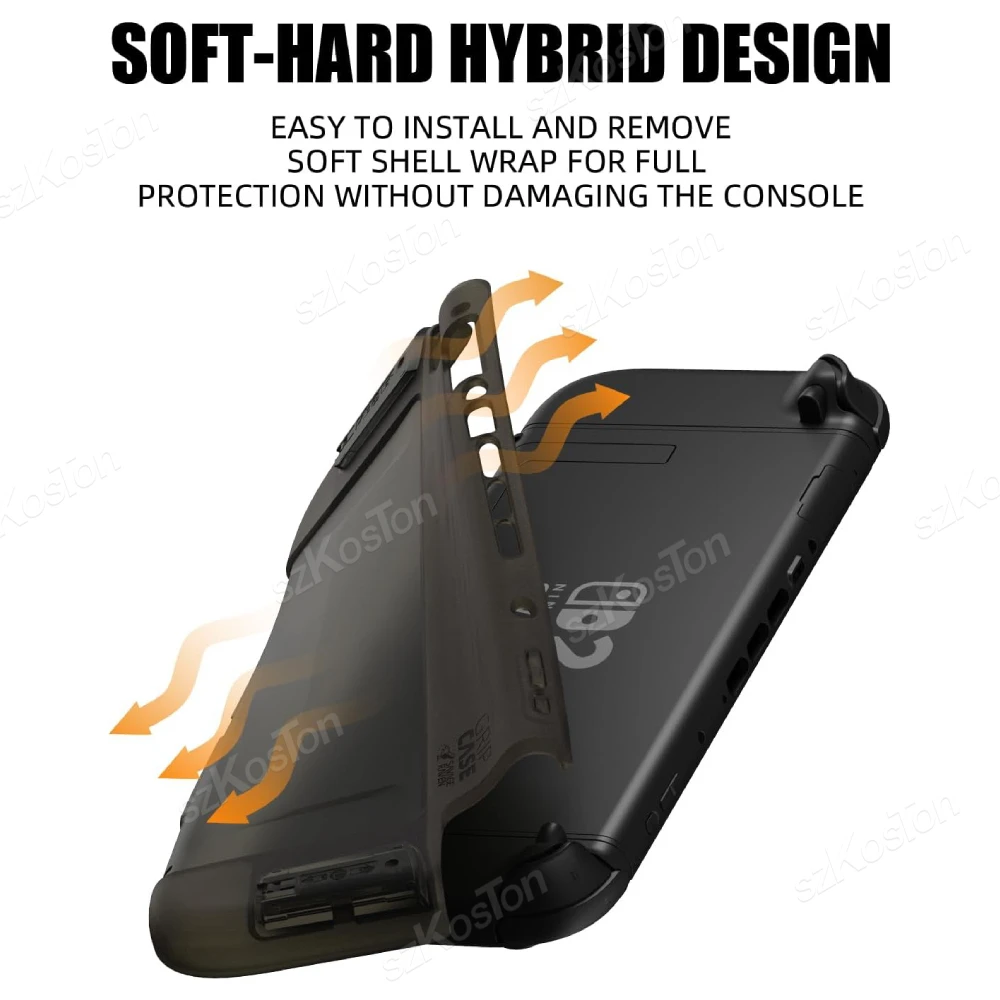 Savage Raven GripCase for Switch 2 ゲームコンソール ドッキング可能なソフト保護ケース 人間工学に基づいたグリップ Switch 2 アクセサリー用