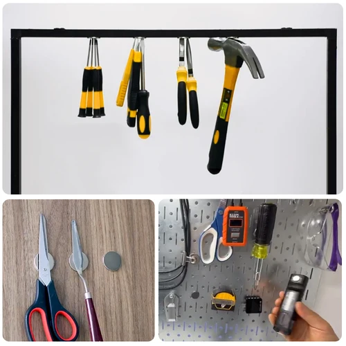 Imagen 2 del producto 5x2 6x2 10x2 20x2mm N35 imán redondo súper fuerte NdfeB potente imanes magnéticos permanentes imán de refrigerador imán de neodimio