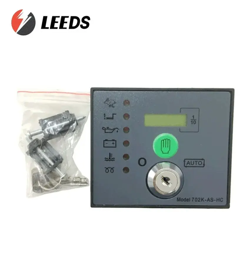 702AS Generator Controller: Key Start Control Panel Module for Diesel Genset Parts, DSE702AS