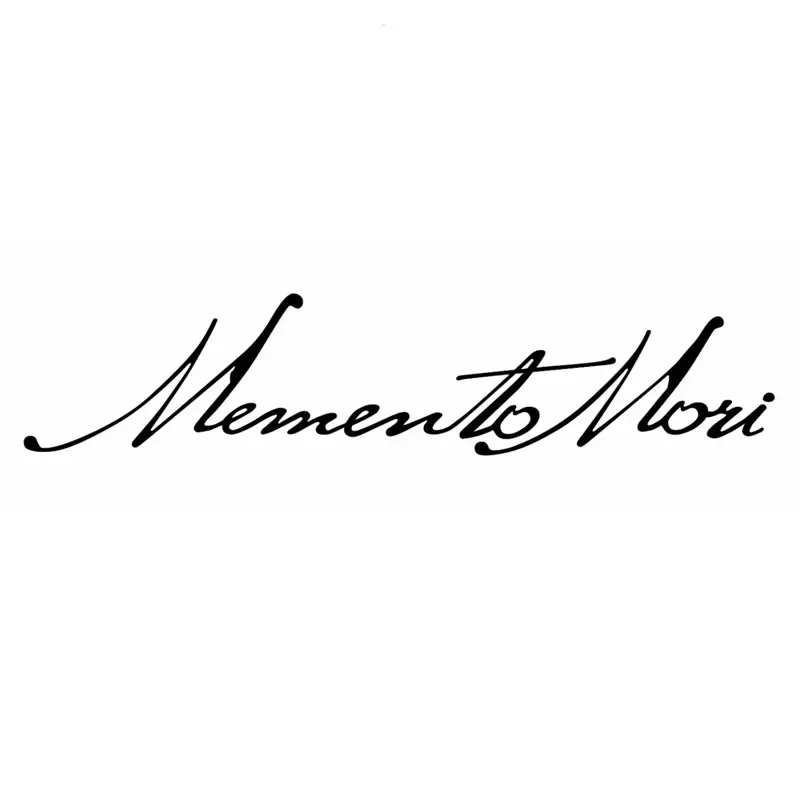 Car Sticker Momento Mori Die-cut Vinyl Decal Waterproof Auto Decors on Car Body Bumper Rear Window Sticker