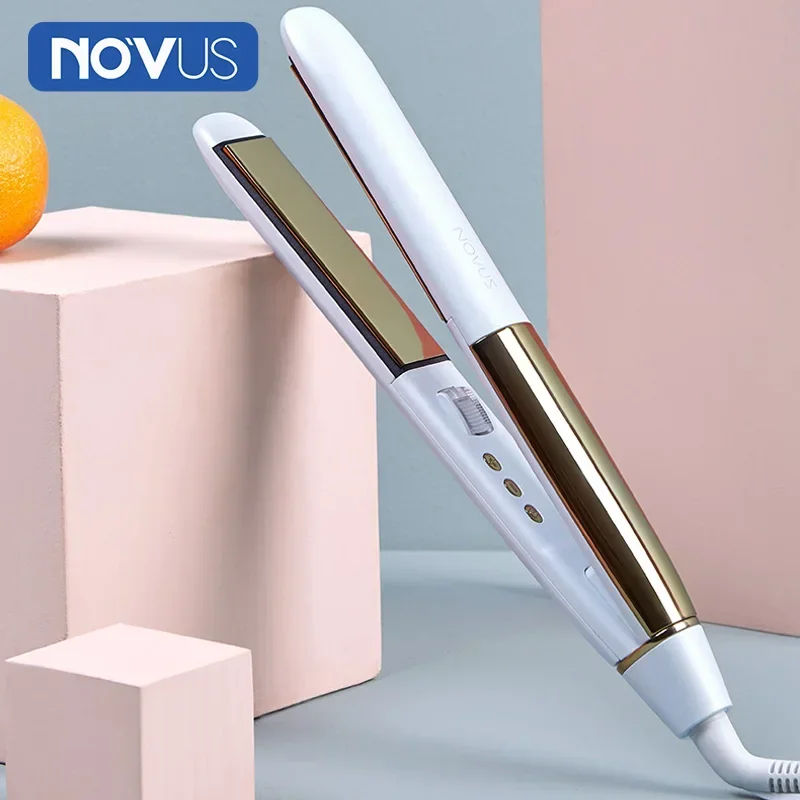 

NOVUS Professional Hair Straightener Ceramic Ionic Fast Heat-Up Hair Flat Iron Negative Ion Iron Lcd Display Hair Straightener