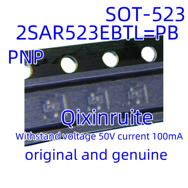 Qixinruite  Brand new original 2SAR523EBTL=PB SOT-523 PNP withstand voltage 50V current 100mA transistor
