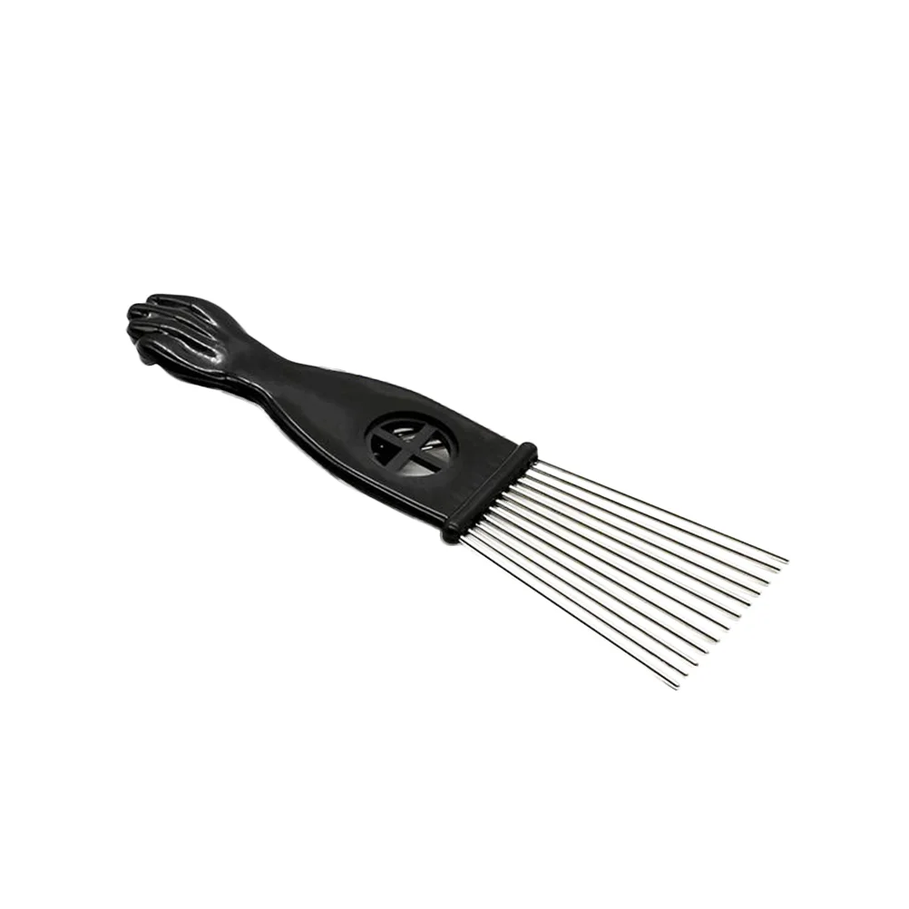 1PC Wide Tooth Comb Plastic Handle Hair Detangling Comb Hairdressing Rake Comb Slick Styling Hair Brush (K3)