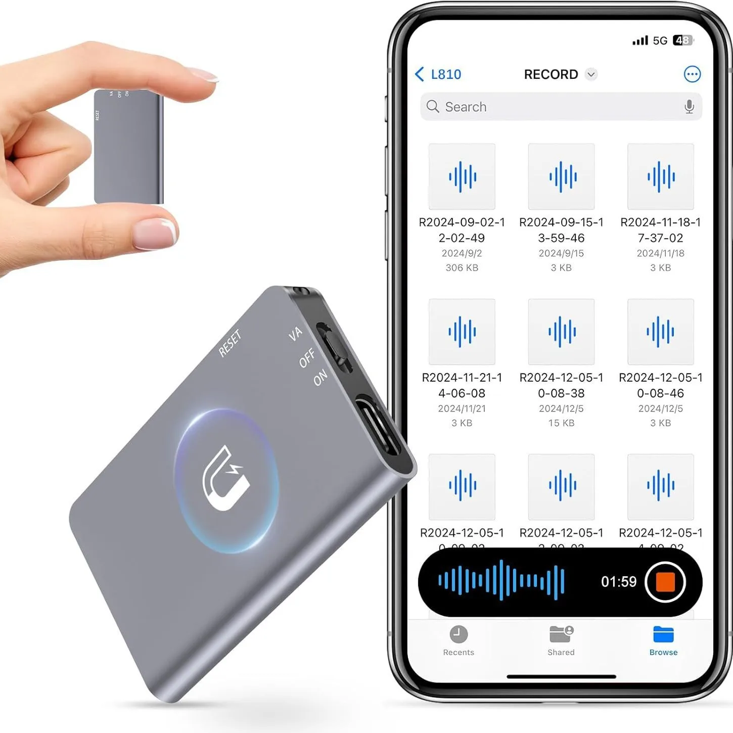 new-magnetic-recording-pen-high-definition-noise-reduction-voice-transcriptionultra-long-standby-business-conference-recorder