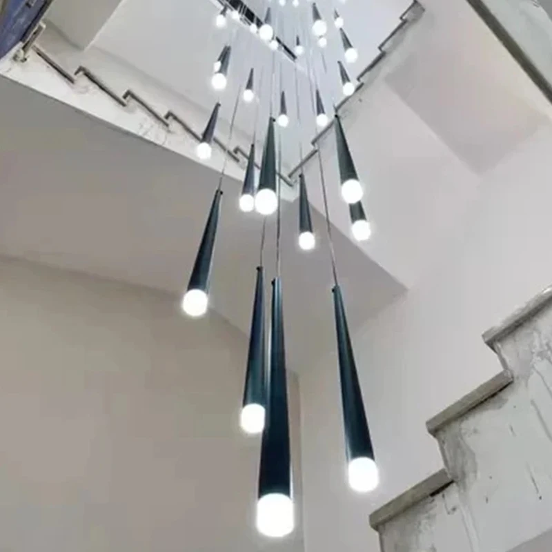 Modern Minimalist Home Decoration Lighting Fixtures, Staircase Chandeliers, Living Room Chandeliers, Indoor Lighting