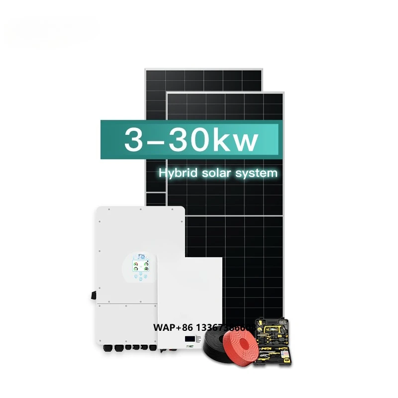 Complete Hybrid Solar Energy System 3 Phase 5Kw 8Kw 10Kw 20Kw 30Kw 48V on Off Grid  Off Grid Hybrid Solar Power System For Home