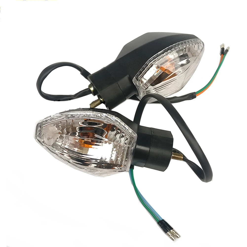 1Pair Motorbike Tail Indicator Blinker Turn Signal Lamp Left/Right Light Amber Flasher For Honda Grom MSX125 MSX 125 E-MARK