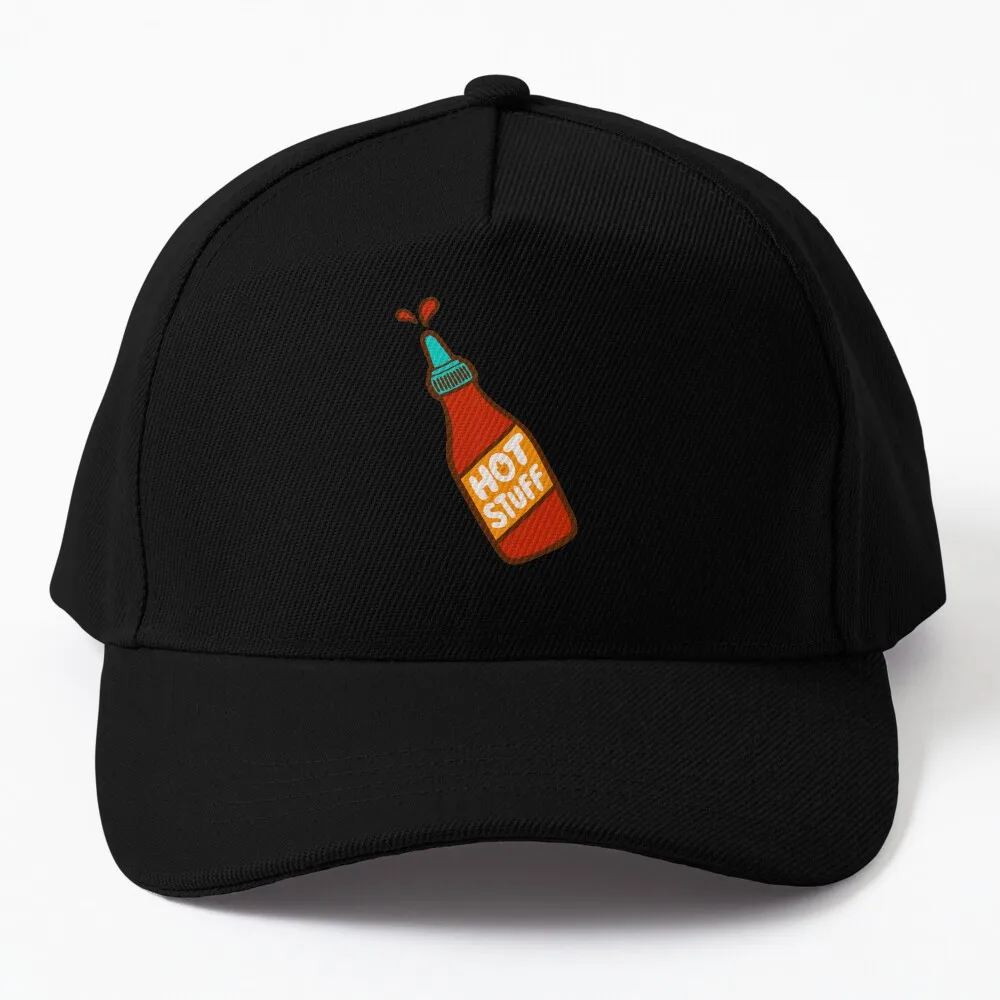 Hot Stuff Hot Saus Patroon In Geel Baseball Cap Cosplay Modieuze Jongen Cap Dames