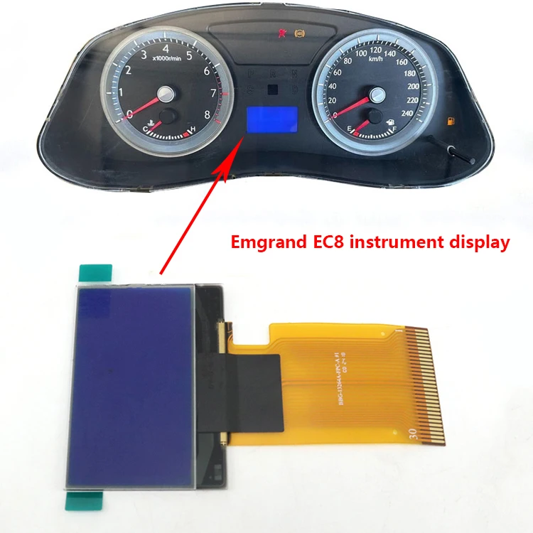 

Car Speedometer Dashboard Instrument Cluster LCD Display Screen For Geely Emgrand EC8 EC820 EC825