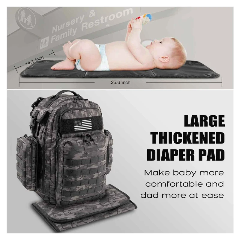 Tactical Backpack for Men Outdoors Multifunctional Capacity Waterproof Outdoor Sport Hiking Camping Hunting Travel Backpack Bags