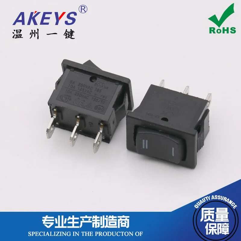 15*21 three-leg three-speed rocker switch High power for hair salon Hair dryer 10A female seat