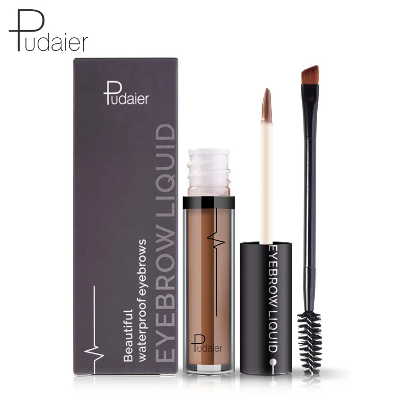 Pudaier Makeup Set Eyebrow Cream + Brows Brush Eyes Makeup Cosmetics Eye Brow Pencil Tint Gel Eyebrows Make up Pigment Enhancer