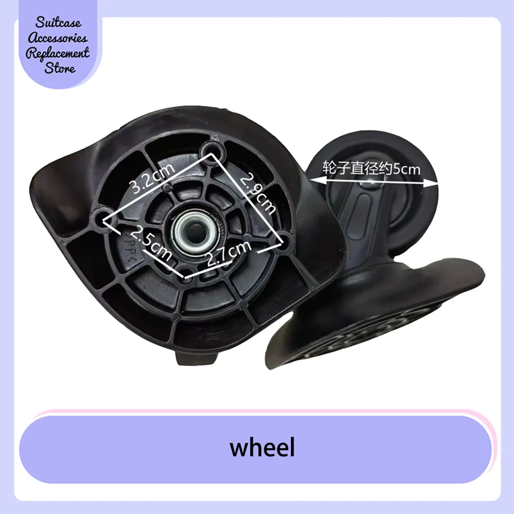 

Durable wheel Replacement luggage maintenance casters for HINOMOTO universal wheel Aluminum frame box pulley wheels