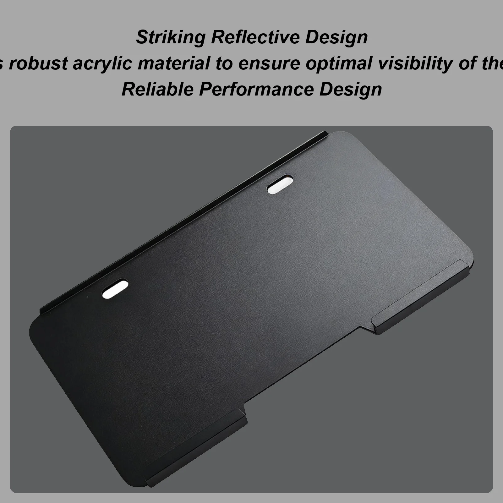 

Держатель номерного знака для мотоцикла, сверхпрочный, водонепроницаемый, из акрила, черный, для путешествий и поездок на открытом воздухе