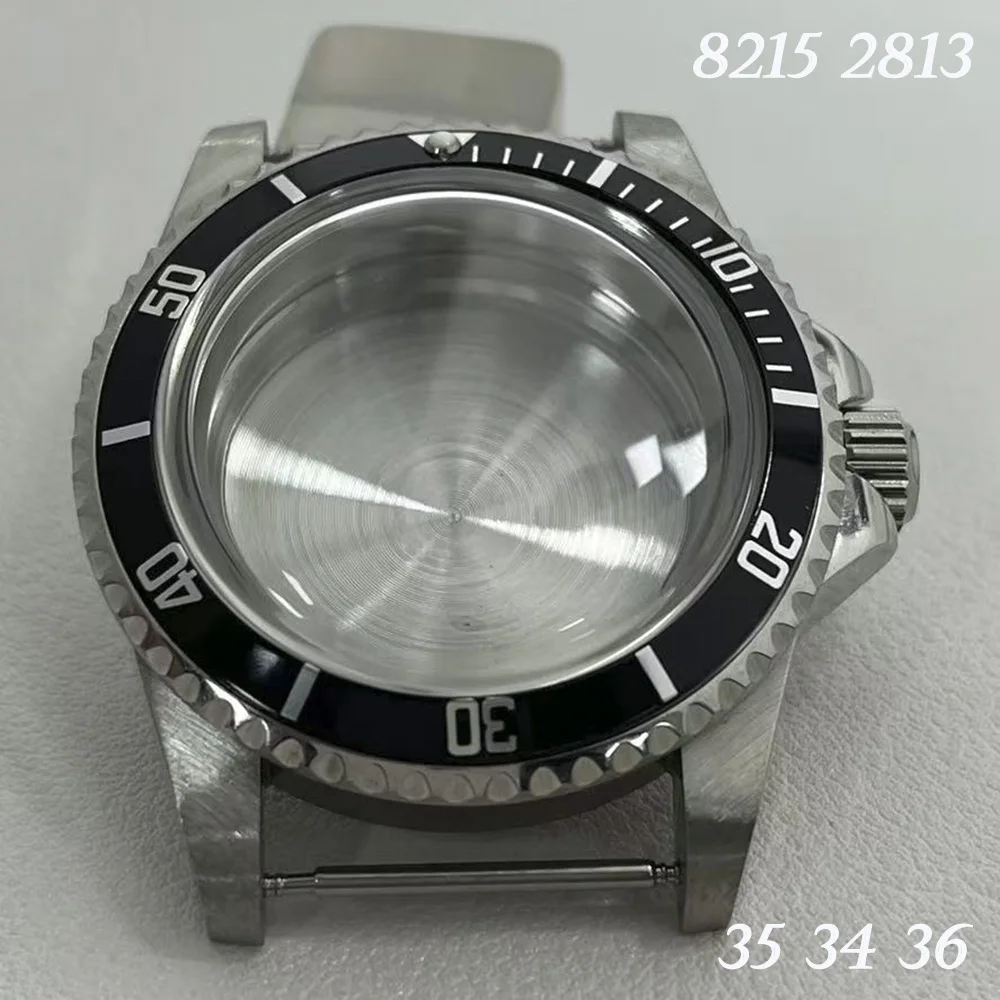 39mm silver case accessories, unidirectional bezel, and 28.5mm dial, with cover glass material compatible with NH35 36 34 ST1612