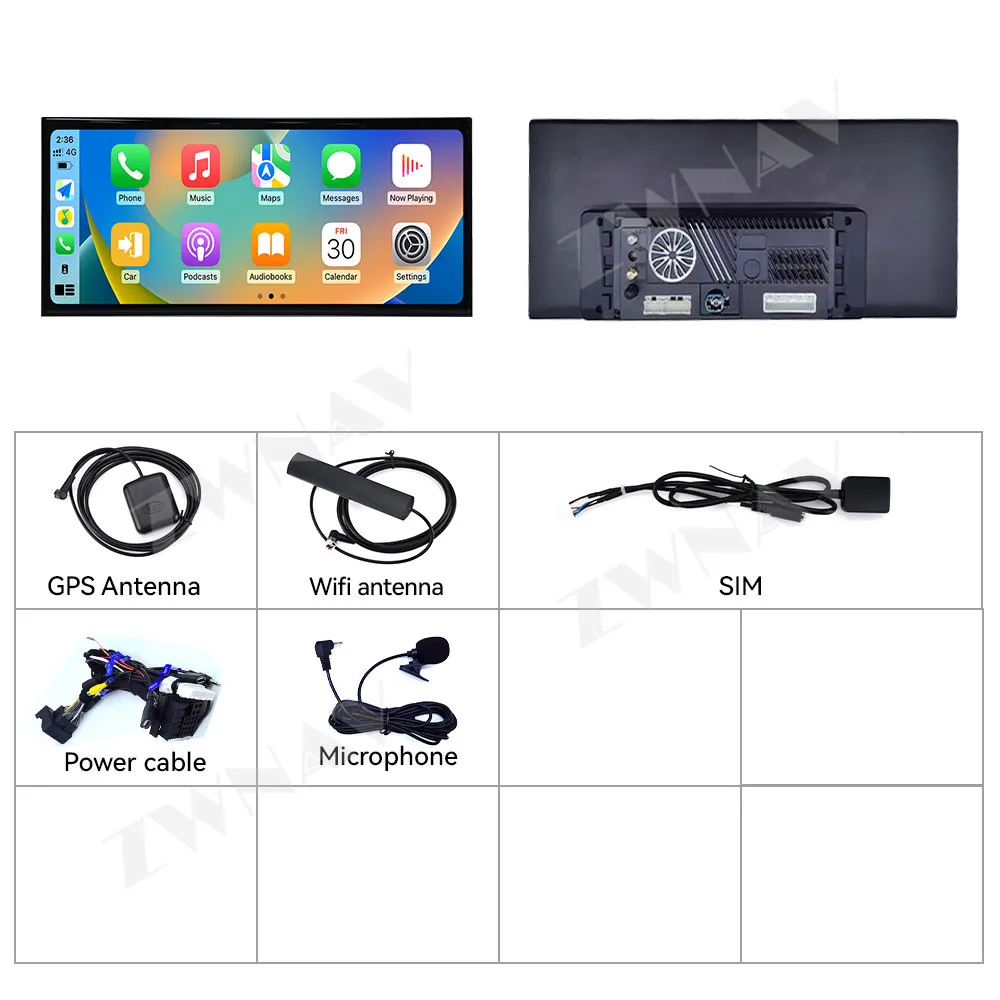 15.8“ For Mercedes GLS W218 2010-2011 NTG4.0 Navigation Device Wireless GPS  Player Stereo Multimedia Android Auto with Carplay
