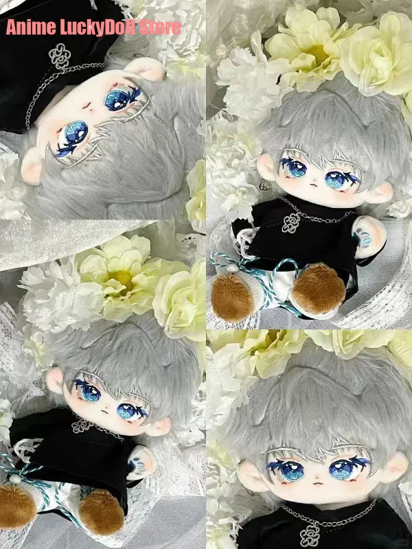 20CM Anime Xavier Love and deepspace Handsome Boy Cosplay Plush Idol Doll Soft Cotton Body Dress Up Kawaii Mascot Birthday Gift