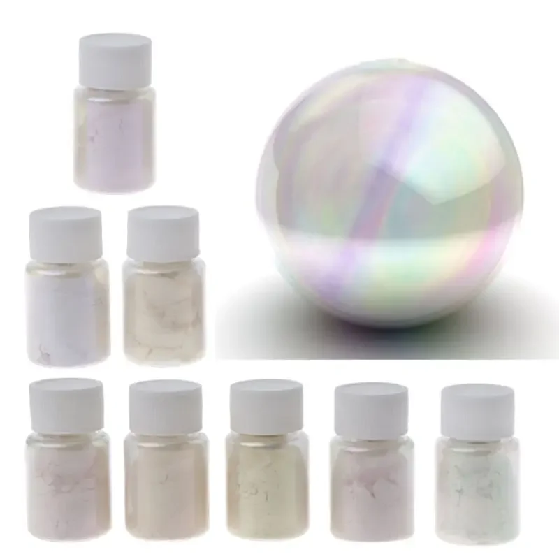 8 Color Color Shift Pearl Pigment Resin Pigment Mica Polarized Diamond Pearlescent Pigment Jewelry Making Tool