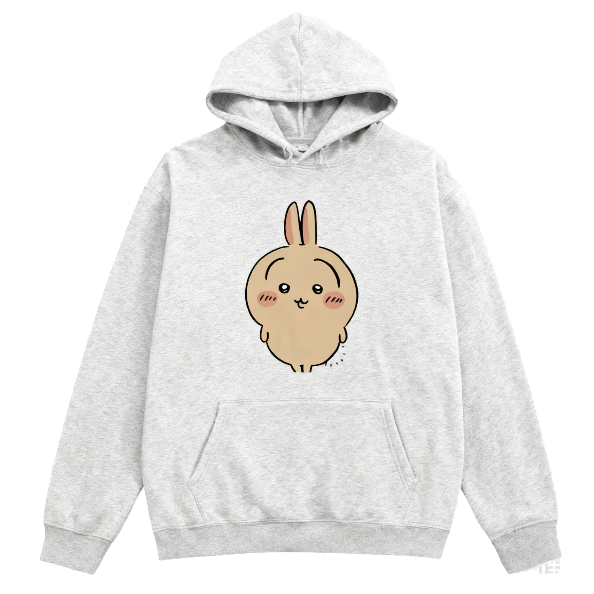 Мужские и женские модные рубашки с капюшоном с принтом Chiikawa для осеннего и зимнего отдыха на свежем воздухе, классические и забавные пуловеры